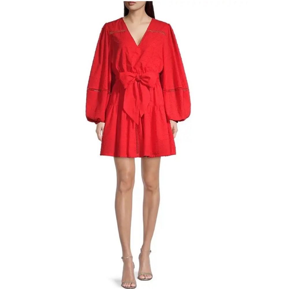 Toccin Tiered Boho Dress in Hibiscus - Picture 3 of 6